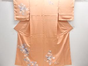 木の葉に小鳥模様訪問着